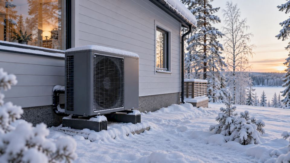 Ilma-vesilämpöpumpun pakkasteho vaikuttaa talven sähkönkulutukseen